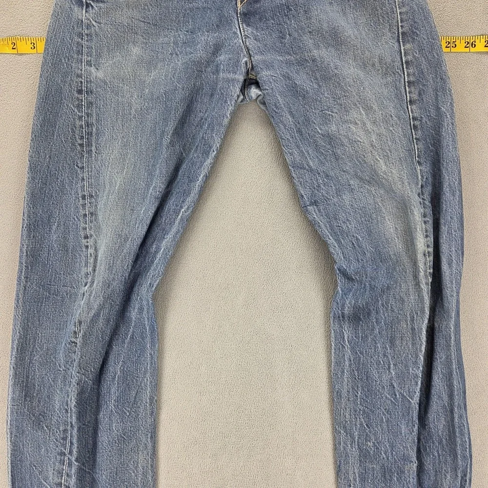 Vintage Levis Engineered Jeans Mens 31x32 Blue Twisted Button Fly Medium Wash